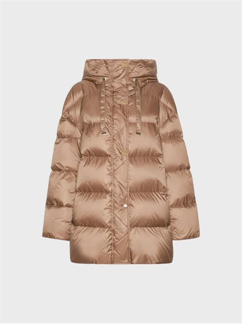 Short hooded quilted padded jacket MAX MARA THE CUBE | 2629486045600009